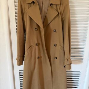 Sezane Scott Trench Coat camel size 32